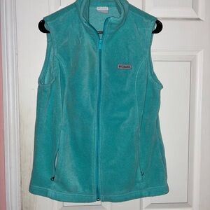 Columbia Turquoise Fleece Vest